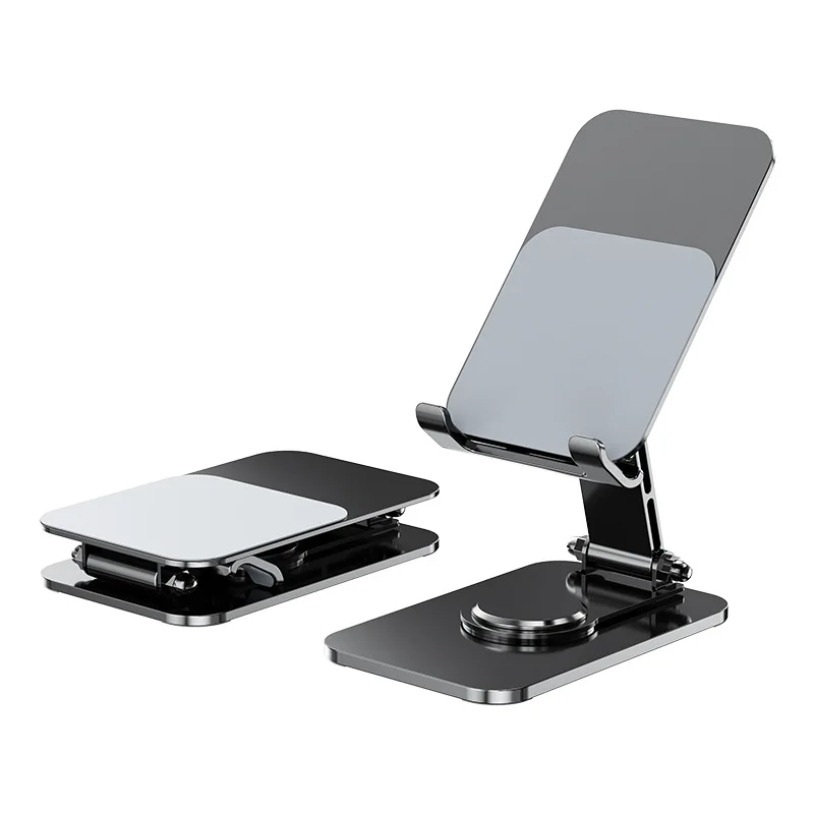 Desk Setup Table - 유니버설 메탈 360 ° 회전식 휴대폰