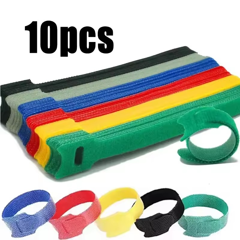 Desk Setup Cable Management - 10-50Pcs 다목적 패스너 케이블 스트랩 테이프