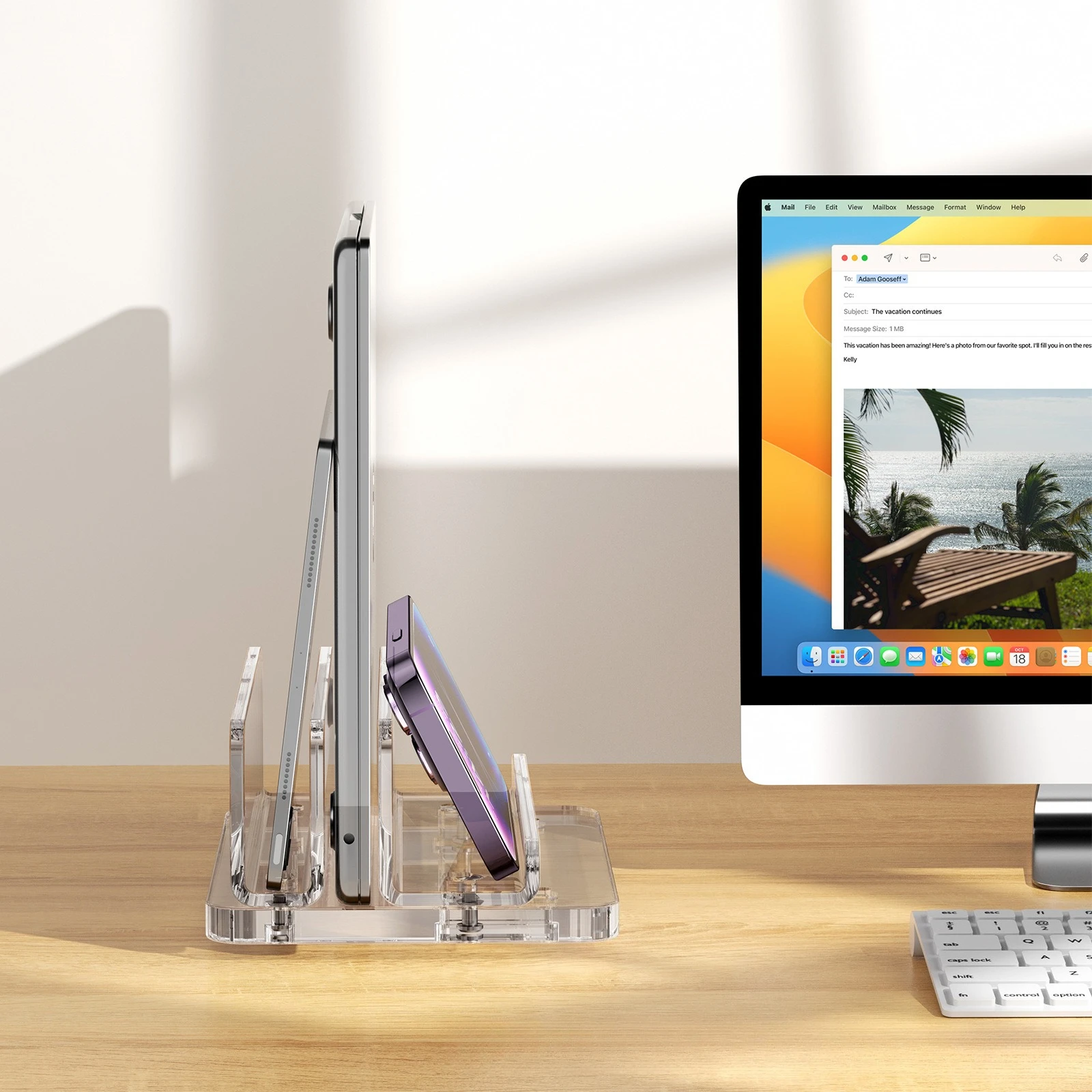 Vertical Laptop Stand - Mac 미니 용 수직 스탠드 Apple