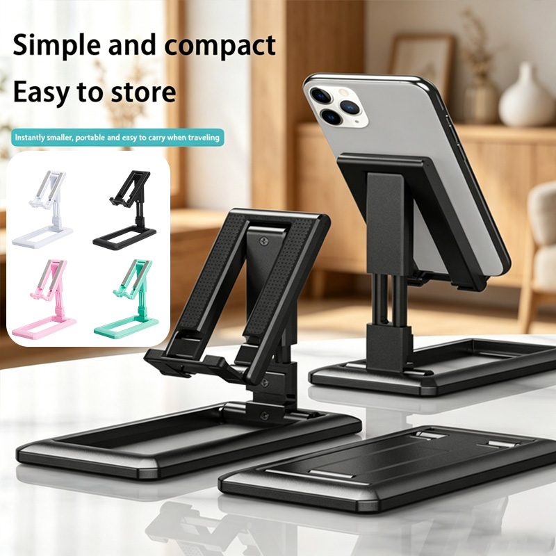 Desk Setup Table - 접이식 태블릿 휴대폰 데스크탑 폰 스탠드
