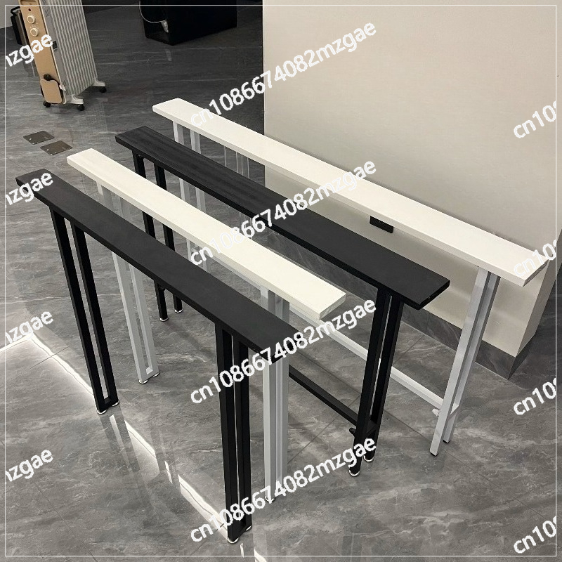 Desk Setup Wood - 8cm 초박형 소파 선반 원목 벽걸이형