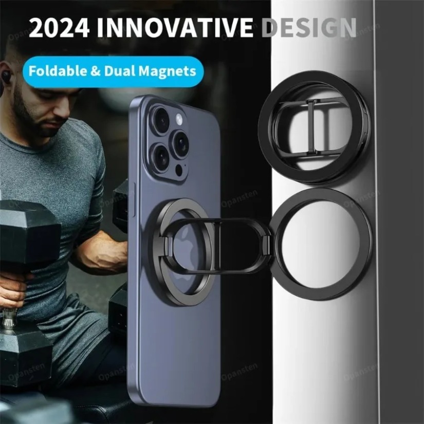 접이식 듀얼 마그네틱 레이지 폰 홀더 스탠드 휴대폰 거 - Dual Phone Holder 리뷰 및 가격