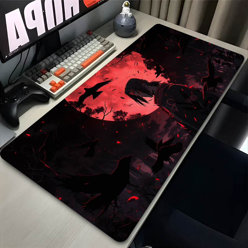 마우스 패드 게이머 대형 XXL Uchiha Itach - Desk Setup Rug 리뷰 및 가격