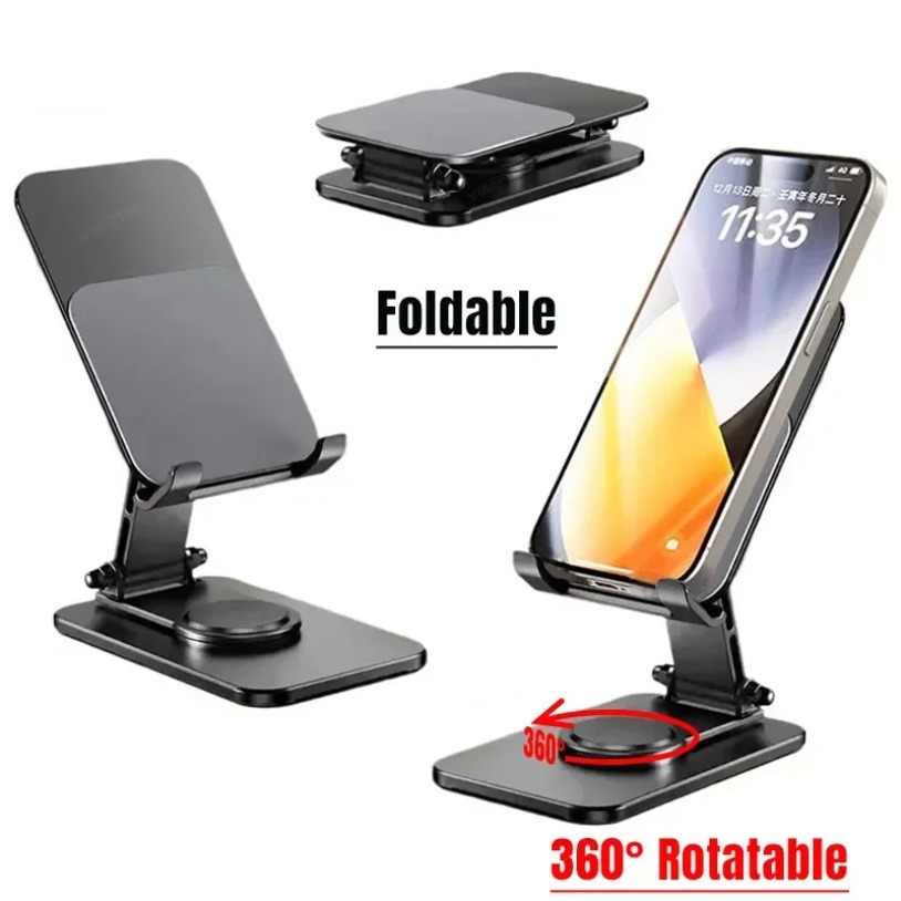 유니버설 메탈 360 °   회전식 휴대폰 태블릿 스탠 - Desk Setup Table 리뷰 및 가격