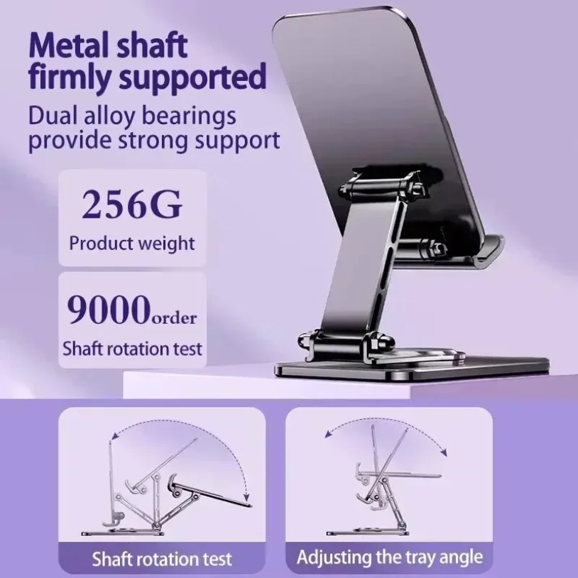 유니버설 메탈 360 °   회전식 휴대폰 태블릿 스탠 - Desk Setup Table 리뷰 및 가격