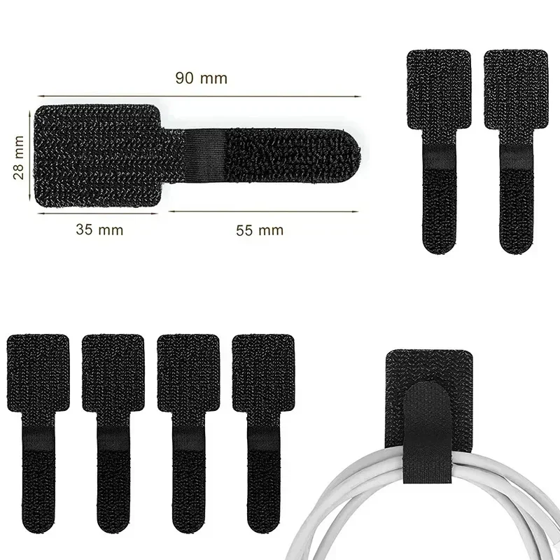 20/10/5PCS 분리 가능한 케이블 정리 타이 마우 - Desk Setup Cable Management 리뷰 및 가격