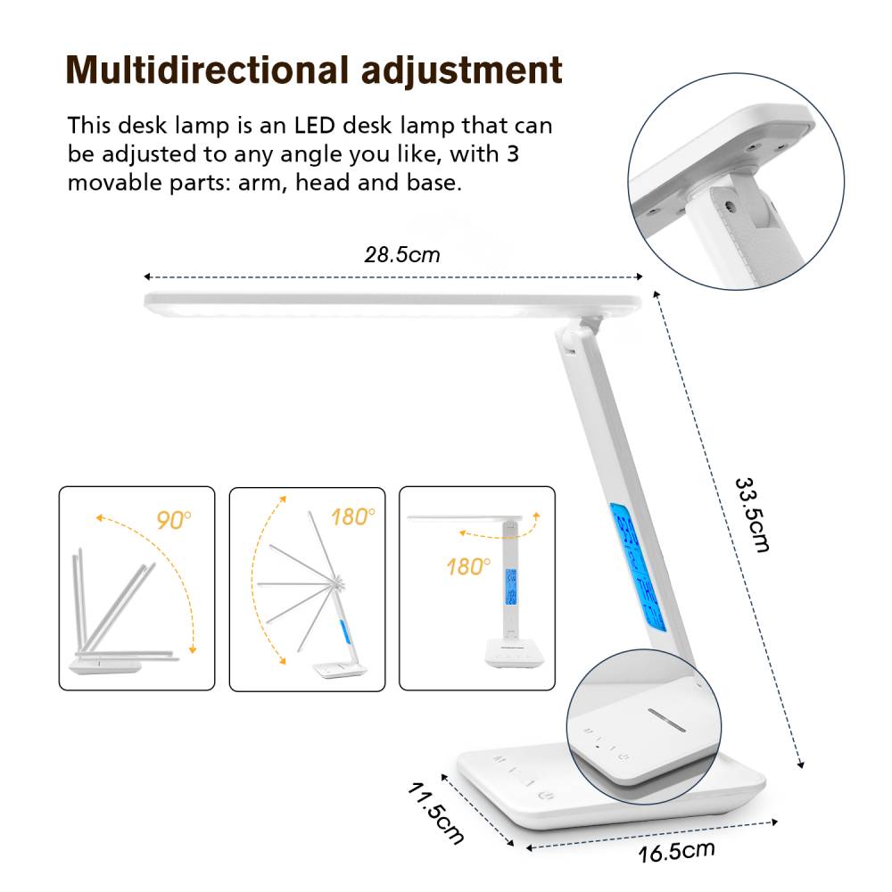 LAOPAO 10W QI 무선 충전 LED 책상 램프  - Desk Setup Computer 리뷰 및 가격