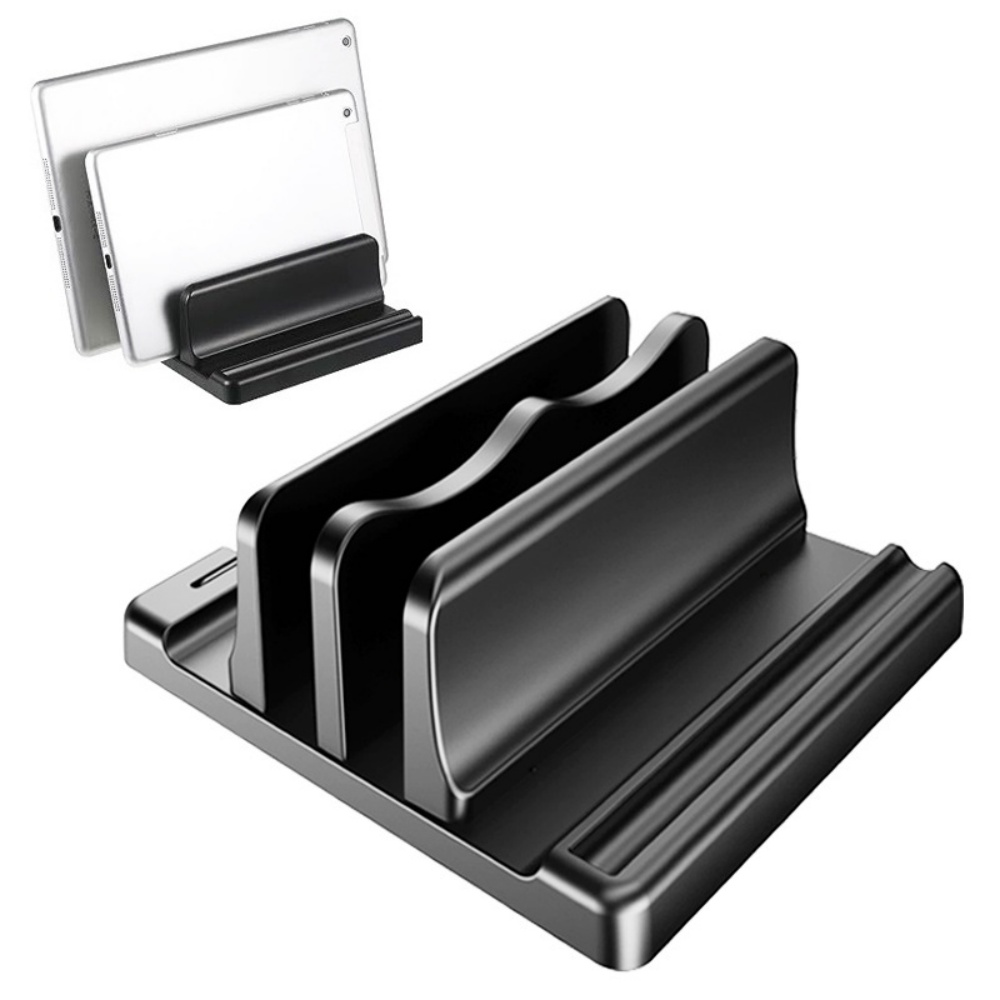 싱글/듀얼 슬롯 수직 노트북 스탠드 홀더, 조절 가능한 - Vertical Laptop Stand 리뷰 및 가격