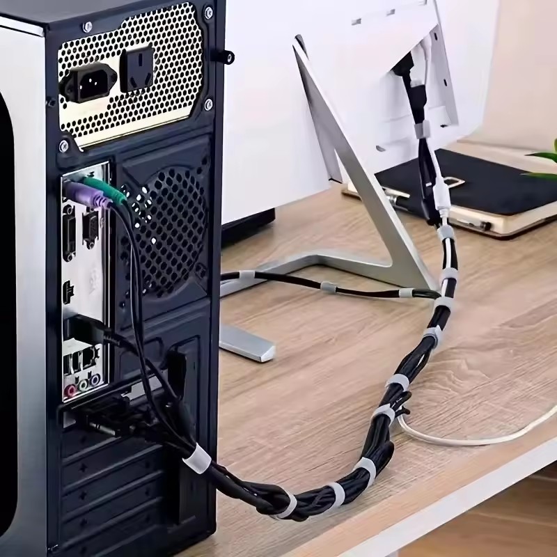 1/5M 케이블 정리기 케이블 관리 와이어 와인더 테이 - Desk Setup Cable Management 리뷰 및 가격