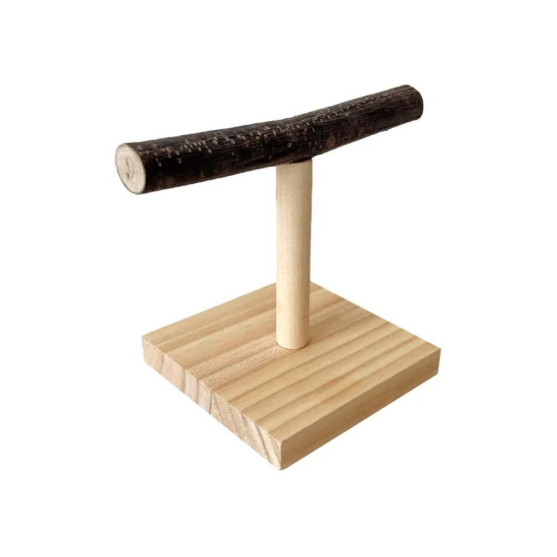 자연 데스크탑 스탠드 애완 동물 앵무새 원시 나무 포크 - Desk Setup Wood 리뷰 및 가격