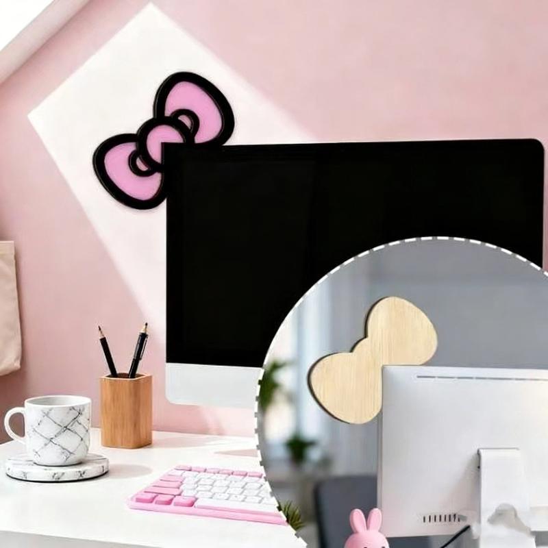 새로운 1/2Pcs 나무 Bowknot PC 액세서리  - Desk Setup Pegboard 리뷰 및 가격