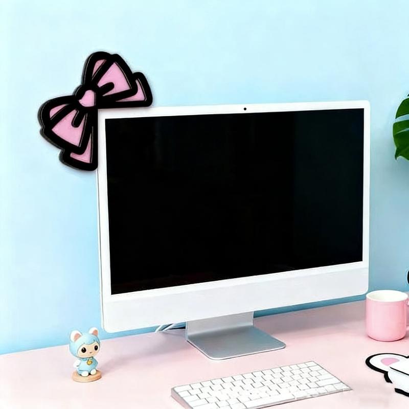 새로운 1/2Pcs 나무 Bowknot PC 액세서리  - Desk Setup Pegboard 리뷰 및 가격