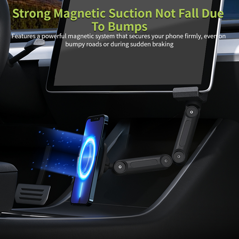 테슬라 모델 3/모델 Y용 접이식 무선 마그네틱 휴대폰 - Dual Phone Holder 리뷰 및 가격