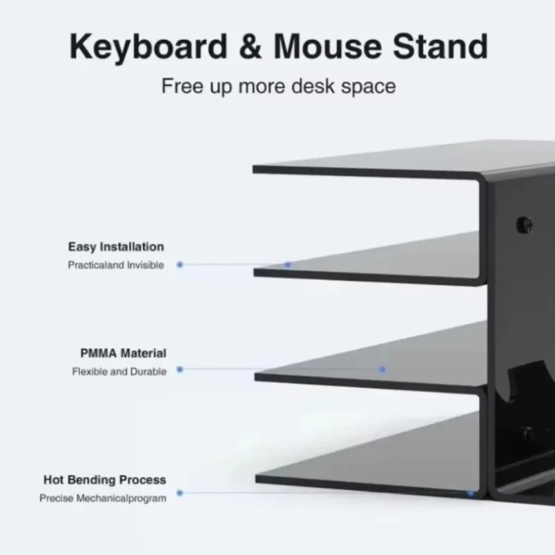 키보드 스탠드 3단 아크릴 보관 랙(마우스 홀더 포함) - Desk Setup Pegboard 리뷰 및 가격