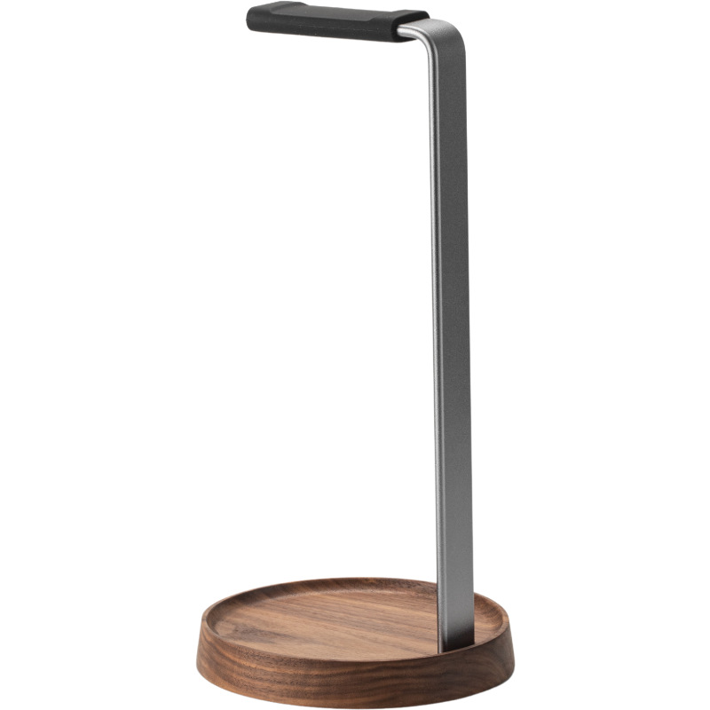 나무 게임용 이어폰 홀더, 블랙 월넛 원목 헤드폰 홀더 - Headphone Hook Under 리뷰 및 가격