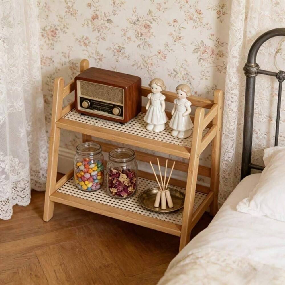 2단 대나무 조리대 수납 선반, 나무 데스크탑 정리대, - Desk Setup Wood 리뷰 및 가격