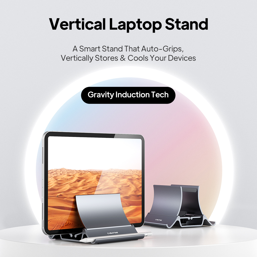 케이블타임 수직형 노트북 스탠드 맥북 에어/프로용 논슬 - Vertical Laptop Stand 리뷰 및 가격