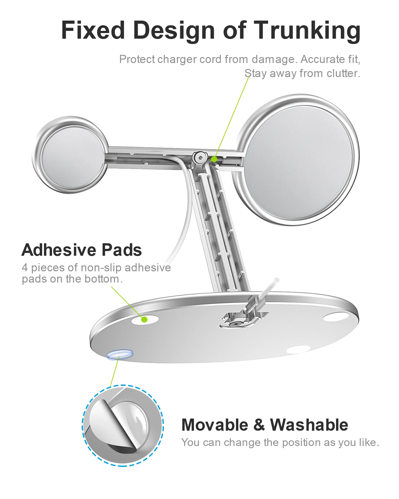EWA 2-in-1 데스크탑 폰 스탠드 데스크 홀더 ( - Desk Setup Table 리뷰 및 가격