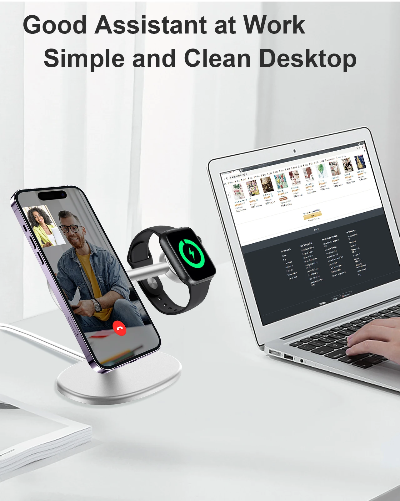 EWA 2-in-1 데스크탑 폰 스탠드 데스크 홀더 ( - Desk Setup Table 리뷰 및 가격