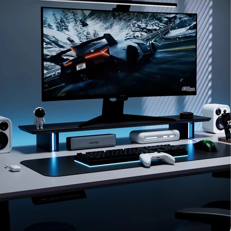 RGB 모니터 스탠드 게임 설정을 위한 인체공학적 컴퓨 - Desk Setup With 2 Monitors 리뷰 및 가격