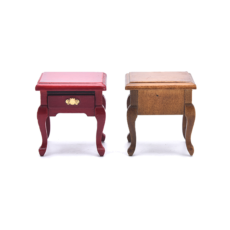 인형의 집 미니어처 가구 나무 침대 옆 서랍 테이블 나 - Desk Setup Wood 리뷰 및 가격
