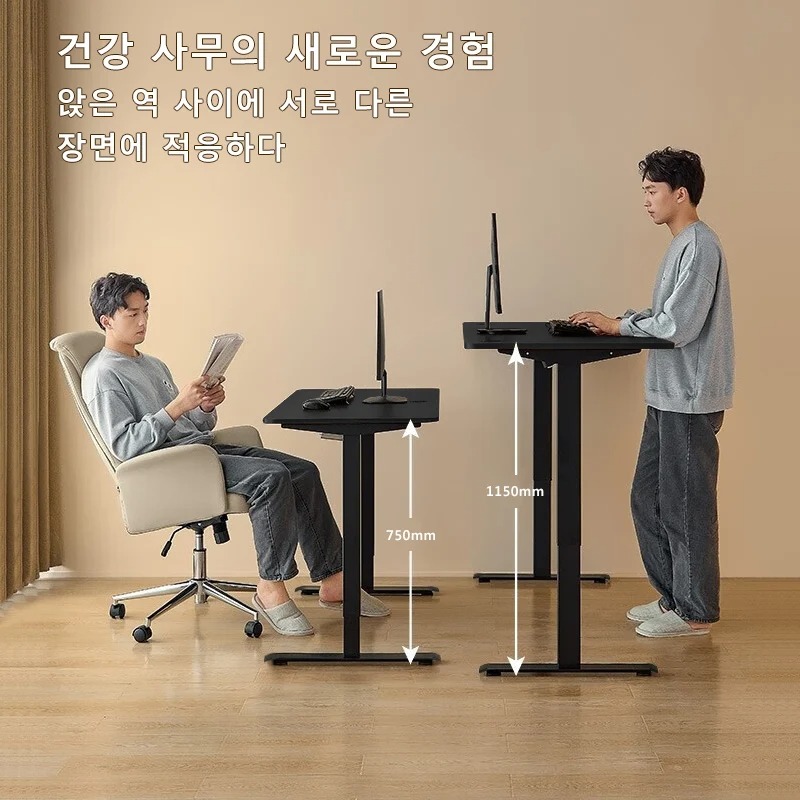 높이 조절 가능한 전동식 스탠딩 데스크, 컴퓨터 테이블 - Desk Setup Computer 리뷰 및 가격