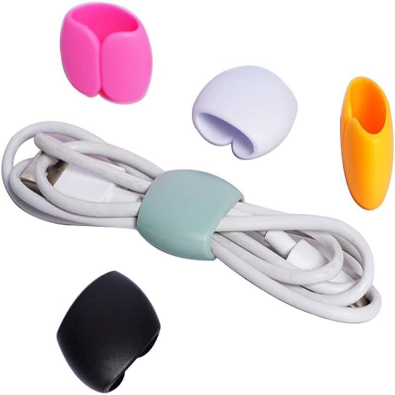 5/30Pcs 실리콘 케이블 정리 클립, USB 충전  - Desk Setup Cable Management 리뷰 및 가격