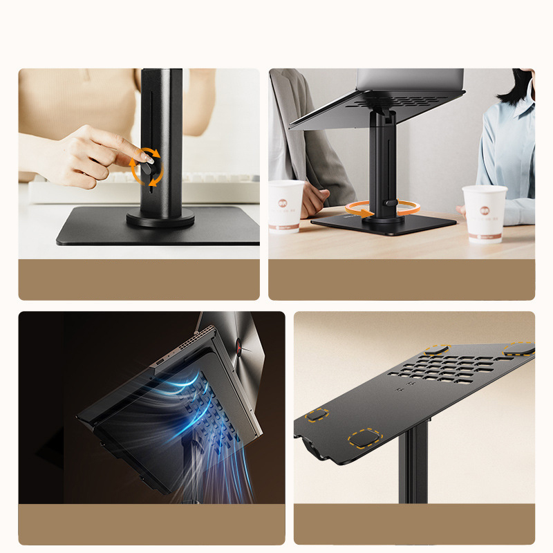 노트북 스탠드 360도 회전식 수직 브래킷, 열 방출  - Vertical Laptop Stand 리뷰 및 가격
