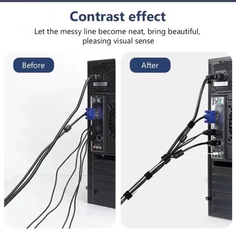 케이블 정리끈, 찢어지는 케이블 보호대, 휴대폰, 마우 - Desk Setup Cable Management 리뷰 및 가격