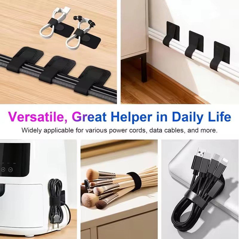 책상 아래 접착식 케이블 타이 와이어 홀더 코드 정리기 - Desk Setup Cable Management 리뷰 및 가격