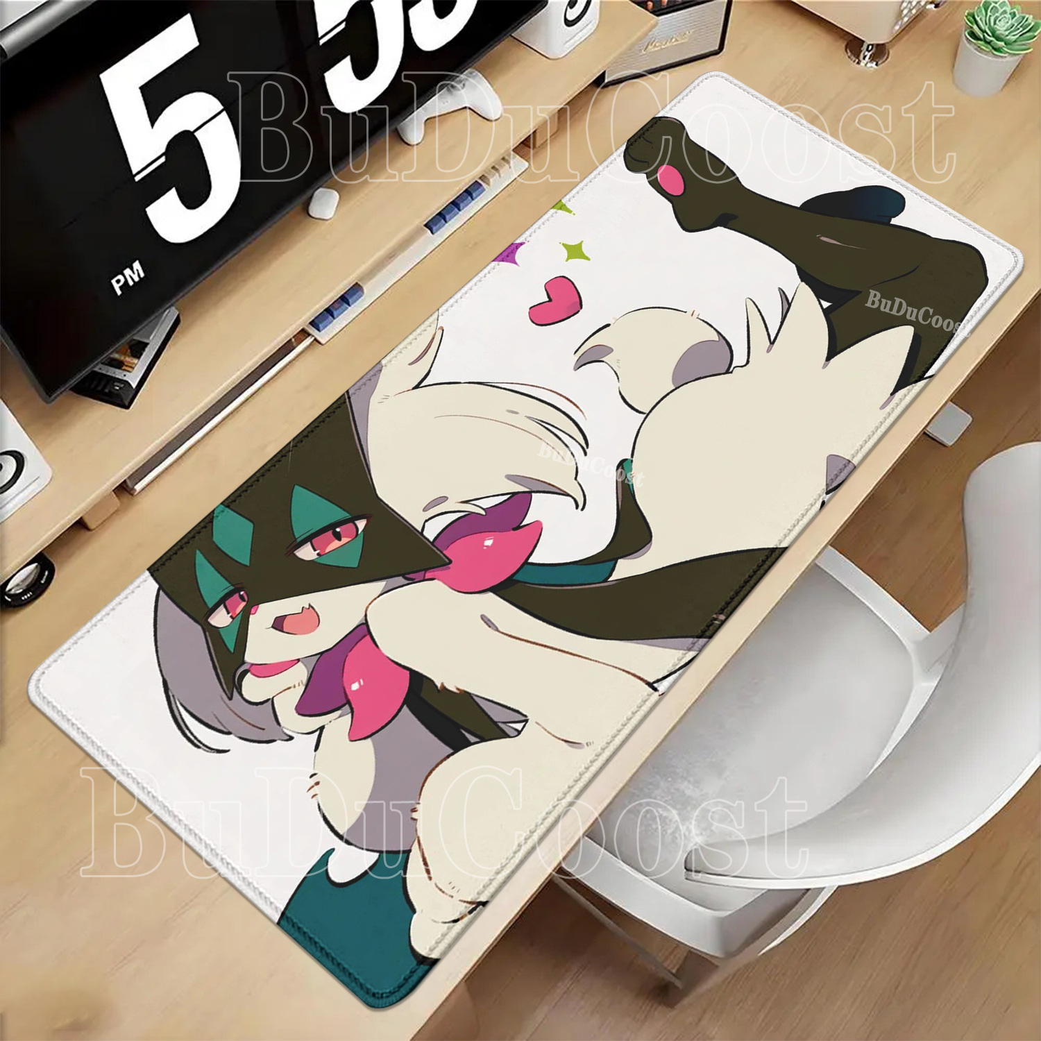 Meowscarada 포켓몬 마우스 패드 대형 XXL  - Desk Setup Rug 리뷰 및 가격