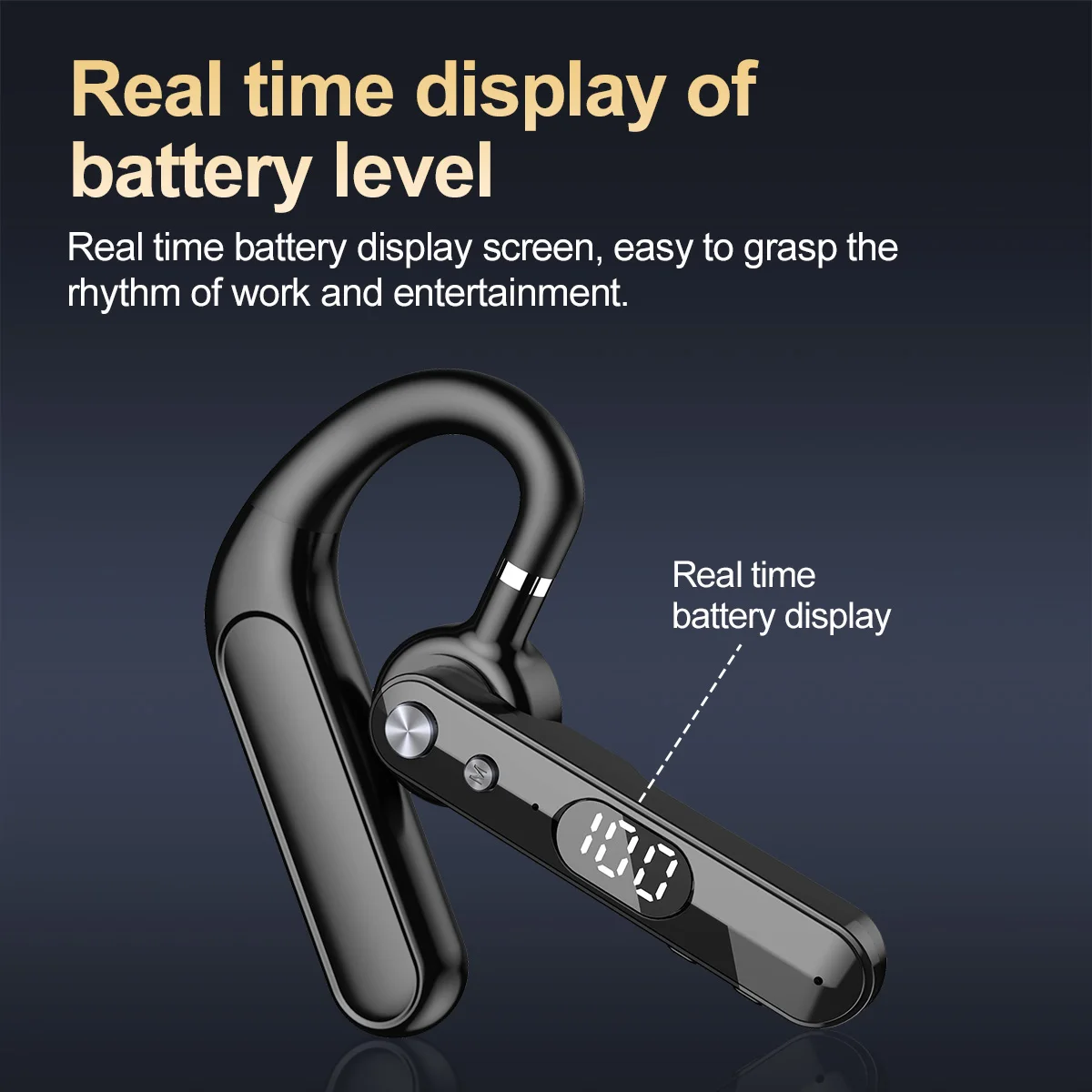 마이크가 장착된 무선 블루투스 헤드폰 이어폰 AI 지능 - Headphone Hook Under 리뷰 및 가격