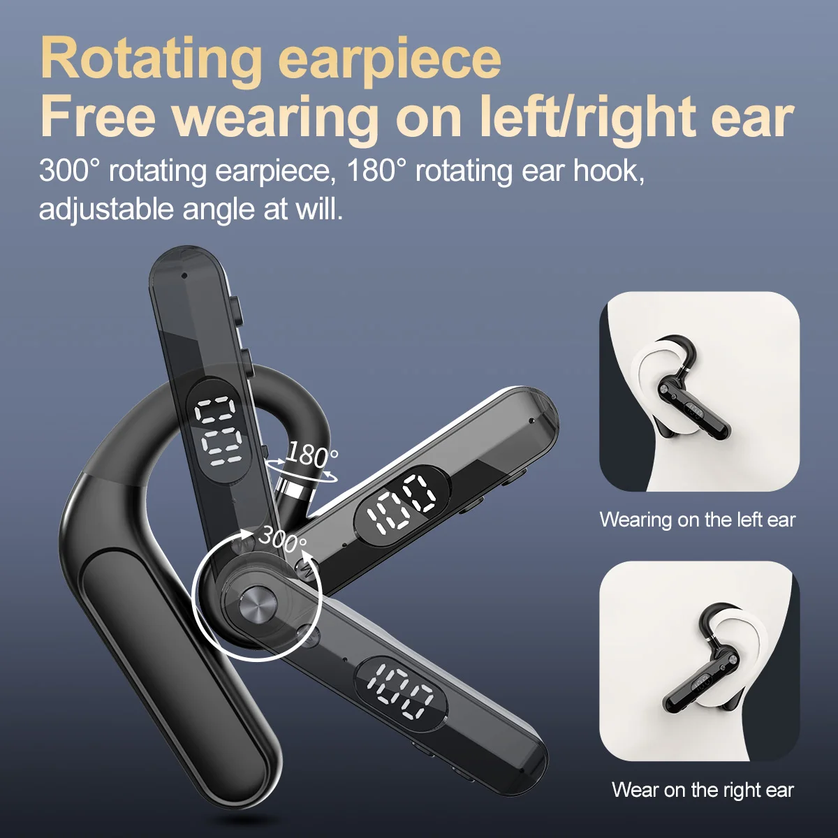 마이크가 장착된 무선 블루투스 헤드폰 이어폰 AI 지능 - Headphone Hook Under 리뷰 및 가격