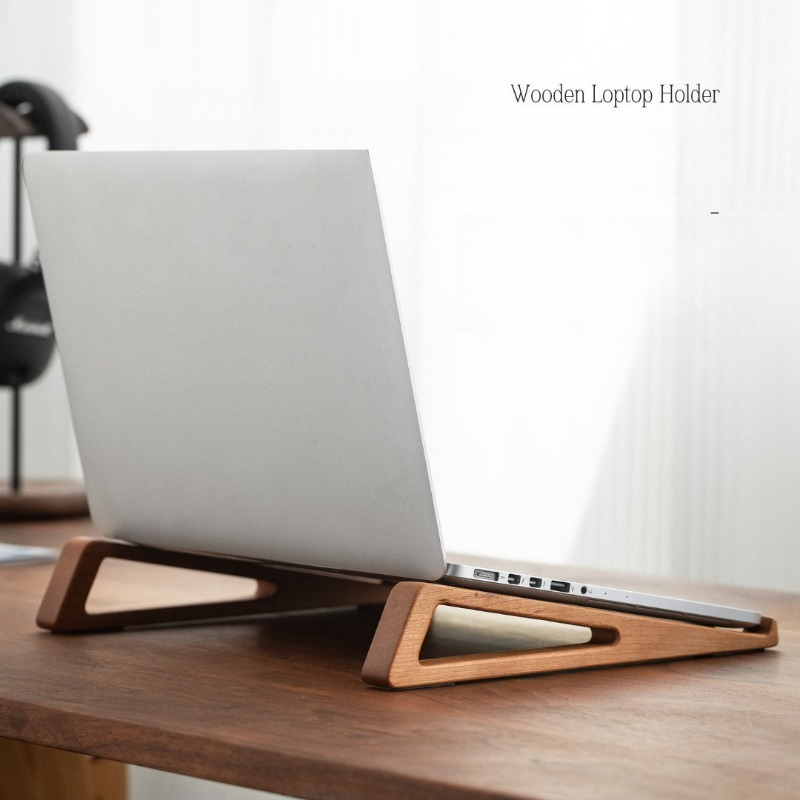 나무로 만든 노트북 스탠드, 수직형 데스크탑 높이 조절 - Vertical Laptop Stand 리뷰 및 가격