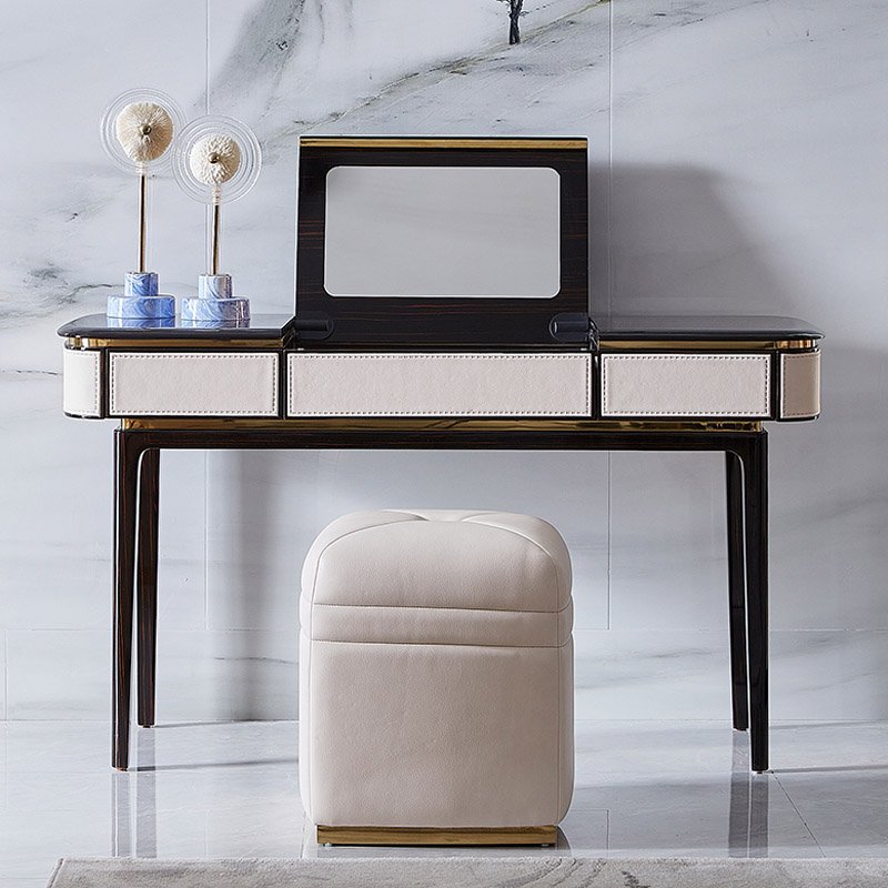 모던 럭셔리 화장대 원목 화장대 침실용 화장대 세트 거 - Desk Vanity Setup 리뷰 및 가격