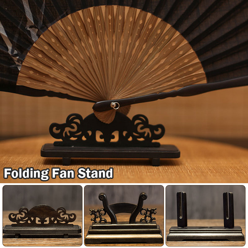 빈티지 아트 스타일 접는 팬 스탠드 디스플레이베이스 홀 - Desk Setup Wood 리뷰 및 가격