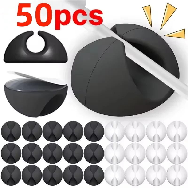 5/50Pcs 데스크탑 벽 케이블 클립 와이어 관리 U - Headphone Hook Under 리뷰 및 가격