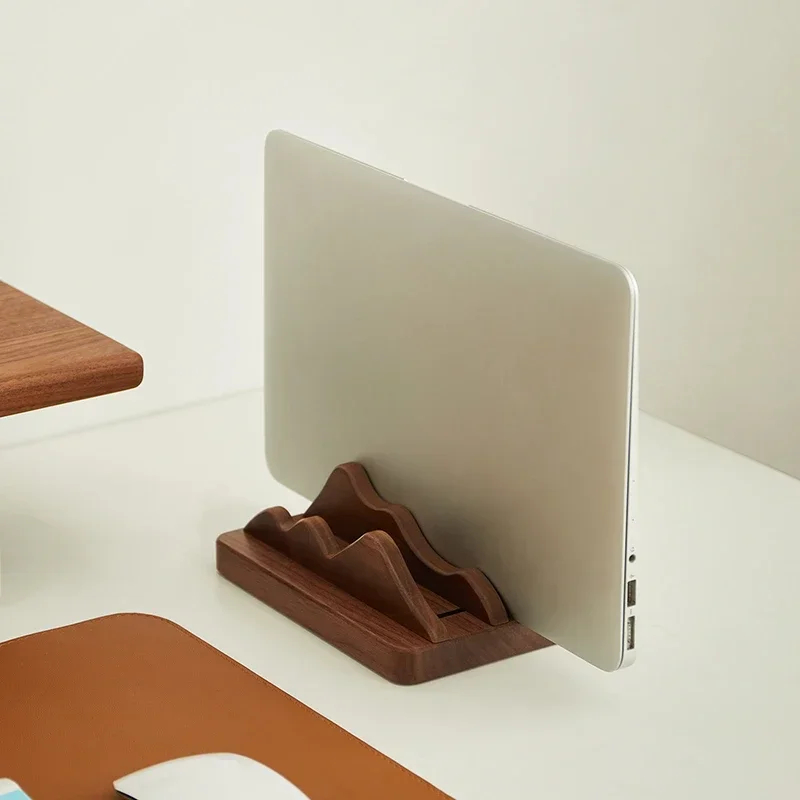맞춤형 나무 노트북 스탠드 수직 보관대 원목 월넛 베이 - Vertical Laptop Stand 리뷰 및 가격