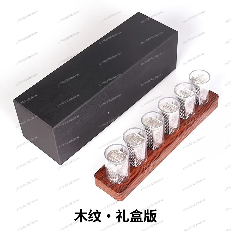 창의적인 DIY LED 글로우 튜브 시계 RGB 데스크 - Desk Setup Youtube 리뷰 및 가격
