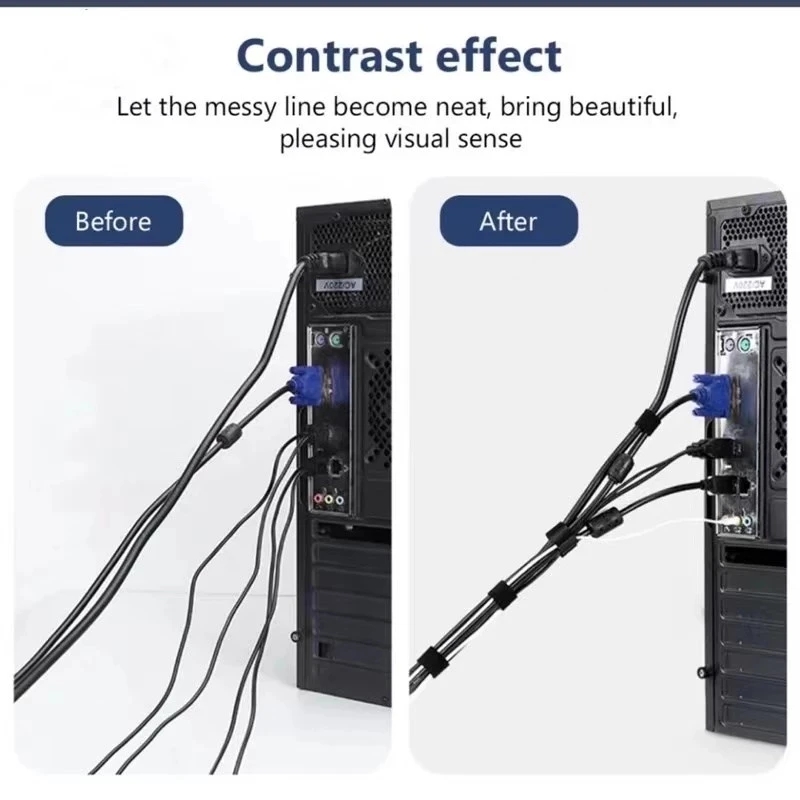케이블 정리끈, 찢어지는 케이블 보호대, 휴대폰, 마우 - Desk Setup Cable Management 리뷰 및 가격