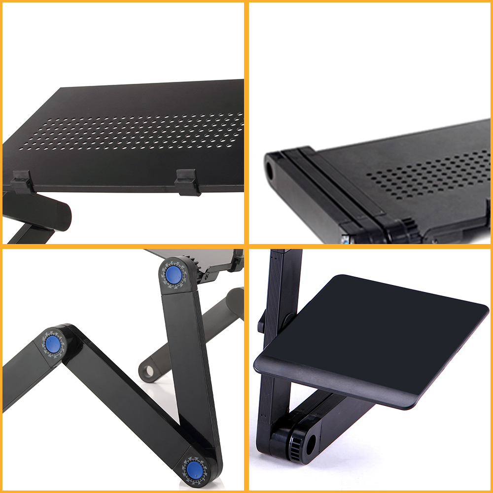 조정 가능한 노트북 책상 스탠드 휴대용 알루미늄 인체  - Desk Setup Computer 리뷰 및 가격